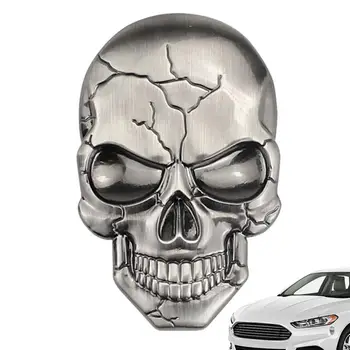 3D Metal Craniu Schelet Auto Motociclete Decal Autocolante Insigna Emblema 3D Skull Metal Masina Autocolant Decal Masina Schelet Emblema, Insigna