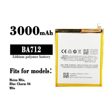 BA712 Baterie Pentru MEIZU M6s Meilan S6 Mblu S6 M712H M712Q/M/C 3000mAh Telefon Mobil de Înlocuire Baterii +Instrument Gratuit