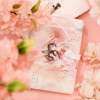 A5 Zână Floare De Culoare Pagina Hardcover Manual Planificator Notebook Cadou Drăguț Stil Chinezesc Jurnal Notebook