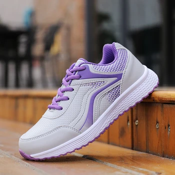 De mari Dimensiuni 35-41 Pantofi de Alergare pentru Femei Violet Roz Fete Sportive Sport Roadfree de Funcționare Adidași Usoare