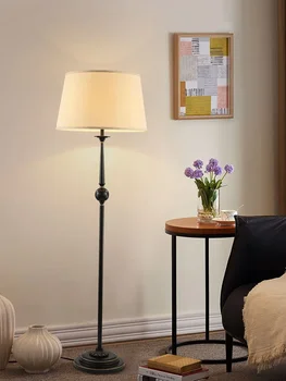 American Retro Lampa De Podea Simplă De La Țară, Living, Dormitor Matrimonial Nou Cald Lămpi Decorative