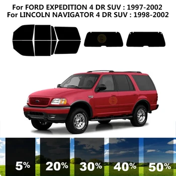 Structuri nanoceramics masina UV Fereastră Tentă Kit Fereastră de Film Auto Pentru FORD EXPEDITION 4 DR SUV 1997-2002