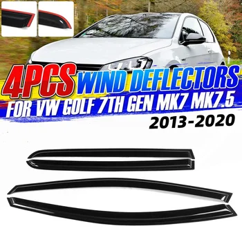 4BUC Geamul Mașinii Deflectoare de Vânt Geam Fumuriu Viziere de Soare Ploaie Garda de Aerisire Deflectoare Pentru VW Pentru Golf 7 Gen MK7 MK7.5 2013-2020