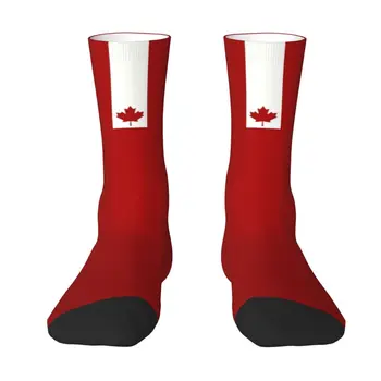 Minim Canada Flag Bărbați Femei Echipajului Sosete Unisex Noutate de Imprimare 3D Canadian Mândrie Șosete Rochie