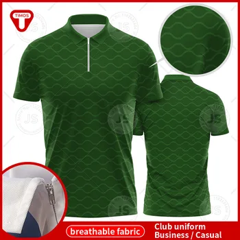 3D de Imprimare Tricou Polo Barbati Guler T-shirt Moale Respirabil Tesatura de Afaceri de Moda Casua Camasa cu Maneci Scurte