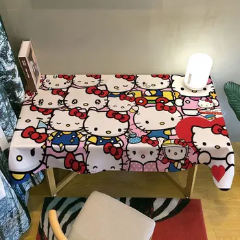 Sanrio Anime Kawaii Hello Kitty Praf Fata De Masa De Desene Animate Drăguț Minunat Fata De Masa Dormitor, Birou De Acasă Decor Cadouri