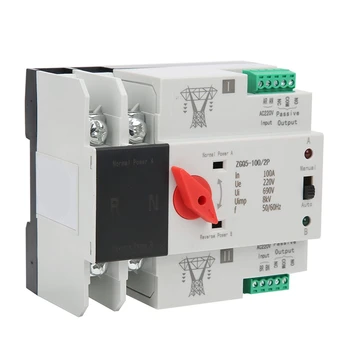 2-Cale de Transmitere a Comuta 220V ZGQ5-100 / 2P Automatic Transfer Switch Cu Dublă Alimentare 2-Cale de Transmitere Comutator Controler