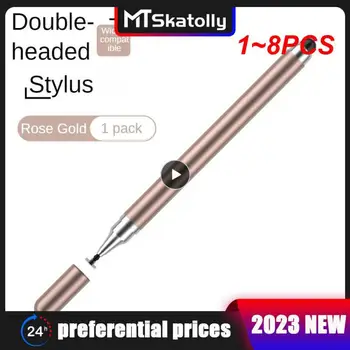 1~8PCS Universal 2 In 1 Stylus Pen Pentru iOS Android Touch Pen Desen Creion Capacitiv Pentru Tableta iPad Smart