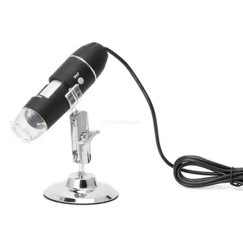 Dropship 1600X USB Microscop Digital Camera Endoscop 8 LED-uri cu Lupa rezista