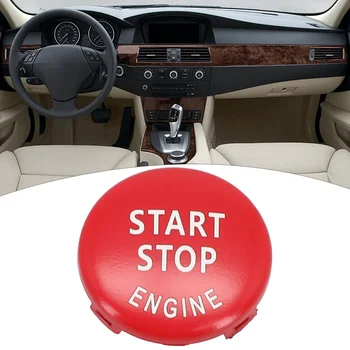 Motor auto Start-Stop Buton Comutator Capac Motor Auto START-STOP Buton Înlocuiți Capacul Comutatorului Pentru BMW E60 E70 E90 E92 2.5*2.5 cm