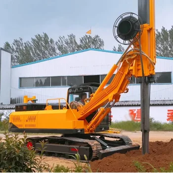 YG Solare Crawler Hidraulice Pile Driver Rotativ de Foraj Mașină Fotovoltaice Parapet Post Piling Driver Producător în China
