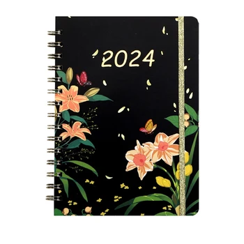 2024 Planificator Săptămânal Spirală Legat Premium 2024 Planificator Calendar 2024 Planificator Calendar Carte