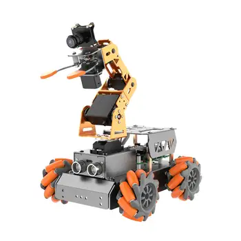 MasterPi Hiwonder AI Viziune Brațul Robotului cu Mecanum Roți Propulsat de Raspberry Pi Open Source Robot Auto