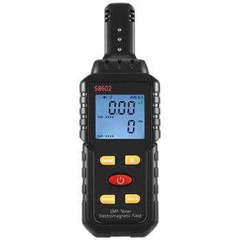 3-În-1 Dozimetru de Radiație Contor Geiger EMF Meter Automat de Alarmă în Timp Real Măsură Detector de Radiații Tester