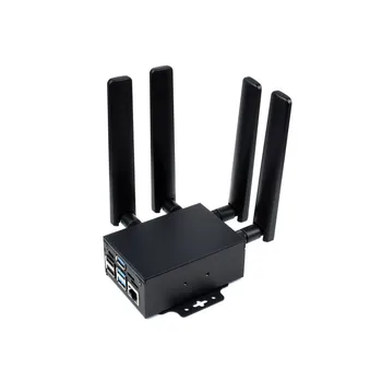 RM520N-GL 5G PĂLĂRIE pentru Raspberry Pi cu Caz, Quad Antene LTE-a, la nivel Mondial Band, de Poziționare GNSS, Suport 3GPP 16, 4G/3G