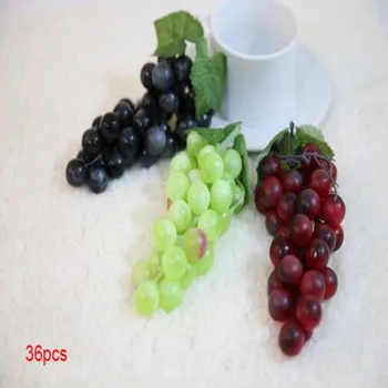 Artificiale Fructe De Plastic Struguri De Simulare A Plantelor Pentru Acasă Nunta Petrecere Gradina Copac Decorativ Fructe Recuzită Fotografie