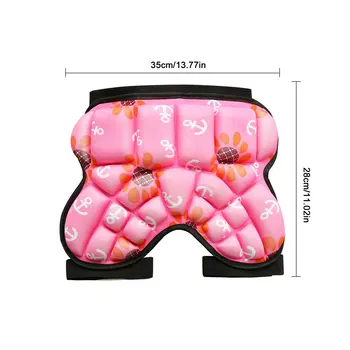 3D Protecție Căptușit Șold, Copii Fundul Hip Protecția pantaloni Scurți, Copiii de Protecție Fundul Hip Pad, EVA Sho