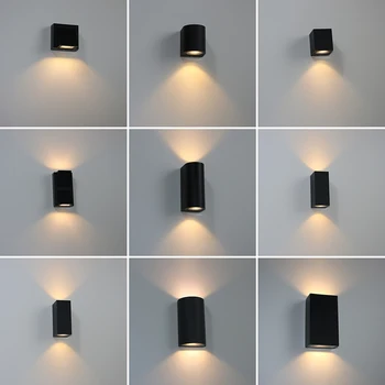 Modernă cu LED-uri Impermeabil în aer liber Lampa de Perete în Sus și în Jos Lumina de Iluminat Acasă, Verandă, Grădină Filo Culoar Decora Perete de Lumină AC85-265V