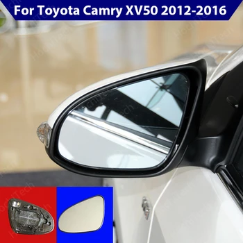 Exterioare Retrovizoare Stânga și Dreapta cu Unghi Larg de Înlocuire Oglindă Încălzită Sticla Pentru Toyota Camry XV50 2012-2016