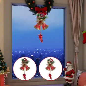Clopot De Crăciun Decoratiuni Cu 3 Stele Roșii Xmas Decor Clopot Mic Ornament De Crăciun Pentru Vacanță De Crăciun Decor Petrecere