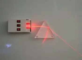 Optica fizică Experiment triunghi Echilateral cu lentile magnetic puternic magnetism pentru predare demonstrația