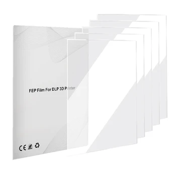 5 Pack FEP Film de Presă 200 x 280mm SLA/LCD FEP Film Foaie de Rășină Imprimante 3D, Grosime 0.15 mm