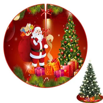 Pomul de crăciun Fusta Crăciun Decor Rogojini 90cm Fulg de zăpadă Moș Crăciun Pom de Crăciun Fusta Clearance-ul Pentru Anul Nou Acasă