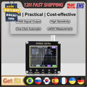 FNIRSI-138 PRO Osciloscop Digital Portabil De 2,5 MSa/s 200KHz Analogice de Bandă Suport AUTO,80Khz PWM Și Actualizare a Firmware-ului