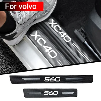 4buc Masina autocolant decor Interior usa Pentru Volvo AWD C30 C70 S40 S60 S80 S90 T6 V40 V50 V60 V70 V90 XC40 XC60 XC70 XC90