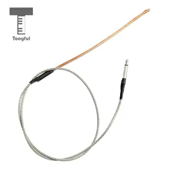 Tooyful Chitara Acustica Sub Șa Cablu Piezo Pickup pentru EQ Sensibilitate Traductor Piezo Bridge Pickup Cablu