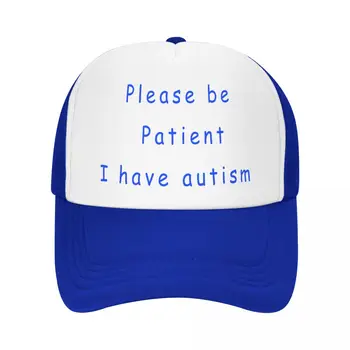Punk Unisex Vă Rugăm Să Fie Pacient Trebuie Autism Trucker Hat Adult Reglabil Șapcă De Baseball Bărbați Femei În Aer Liber, Sepci Snapback