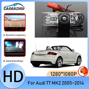 HD Night Vision de Înaltă calitate RCA Backup camera cu Vedere în Spate Pentru Audi TT MK2 2005~2010 2011 2012 2013 2014 CCD de înmatriculare Camera