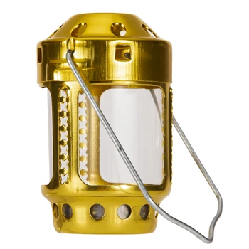 Lumânare Lanternă Mini Luminoase Din Aliaj De Aluminiu Alamă Pescuit De Noapte Agățat Lampă Lumânare În Aer Liber, Camping, Pescuit Sportiv Lumânare, Lampă