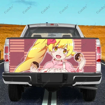 Anime Oshino Shinobu Fata de Coada de Mașini Portbagaj Proteja Vinly Autocolant Decal Auto Capota Partea de Decorare Autocolant pentru SUV Off-road de Preluare