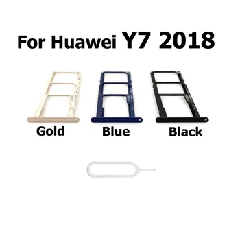 Pentru Huawei Y7 2018 pentru Cardul Sim Slot Suport Conector SD Suport Card de Înlocuire