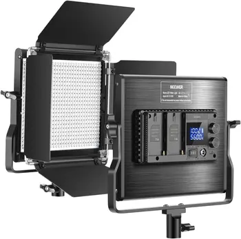Neewer Modernizate 660 Video cu LED-uri de Lumină, Estompat Bi-Culoare 3200K~5600K CRI 96+ LED Panou Lumina pentru Fotografie de Studio, YouTube Vlog