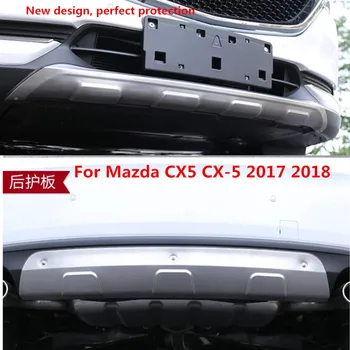 De înaltă calitate de styling Auto 2 buc oțel Inoxidabil de protecție Față și Spate Antiderapant Protector Placă de acoperire pentru Mazda CX-5 2017 2018