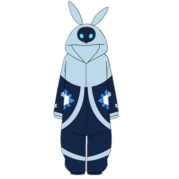 Genshin Impact Abis Mag Pijamale, Salopete De Iarna Flanel Anime Pluș Desene Animate Pentru Adulți Halloween Cosplay Costum Kigurumi