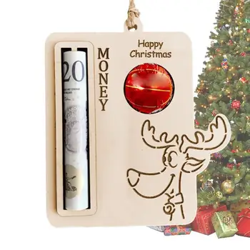 Hot Nou Ornament De Crăciun Titular De Numerar Amuzant De Crăciun Carduri De Bani De Crăciun Lucrate Manual Bani Suport Creativ Pentru Favoruri De Partid