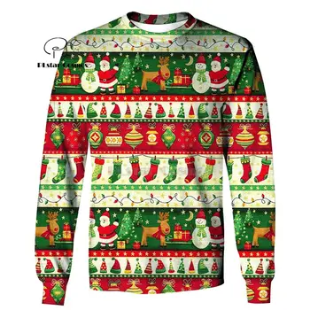 Merry Christmas Tree 3d Imprimate Femei Bărbați pulover hoodies/Tricou Iarna toamna amuzant Harajuku Halloween cosplay streetwear