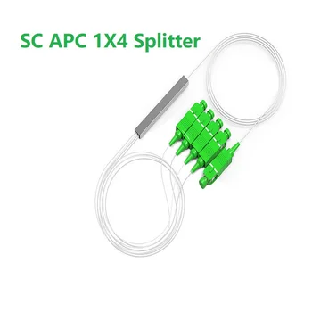 1BUC PLC Separator Blockless SC/APC Conector de Fibra Optica cabluri de Oțel Tub de 0.9 mm 1x2 1x8 1x16 Diferențial