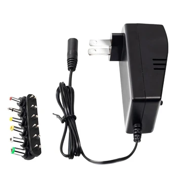 Multi-Tensiune 3VDC Adaptor Reglabil Putere Adaptor Încărcător Universal de Alimentare Cablu Convertor 6 Prize