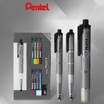 Japonia Pentel Pencil Lead Titular și Duce Set, Pix Multifunctional Multi+8 Culoare Plumb de artă