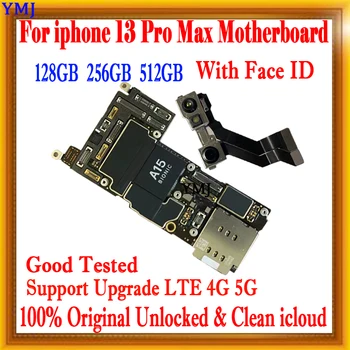 Suport Actualizare Pentru iPhone 13 Pro Max Placa de baza de 128GB, 256GB Testat merge Bine Deblocat Logica Placa de baza Cu Sistem IOS Placa