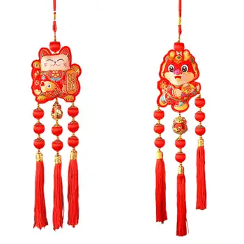 Chineză Agatat Ornament Fereastra Noroc Lunar Festivalul de Primăvară Agățat Pandantiv pentru Birou Pridvor Copac Tavan Camera de zi