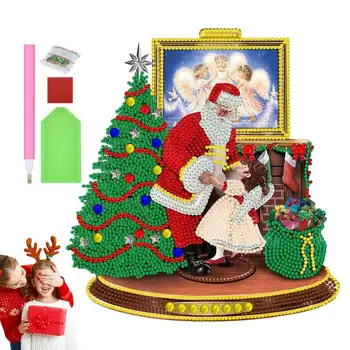 Crăciun Stras Pictura Mos craciun DIY 5D Gem de Decorare Cadou 5D Crăciun Stras Imagini Pictura Copii Bijuterie de Artă Puncte pentru