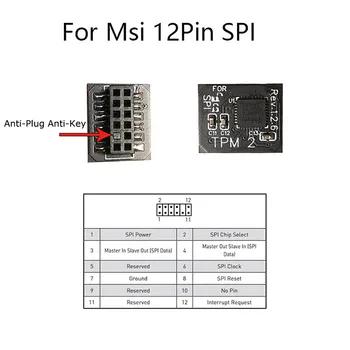 TPM2.0 Modul de Securitate Trusted Platform pentru MSI MS -4136 -4462
