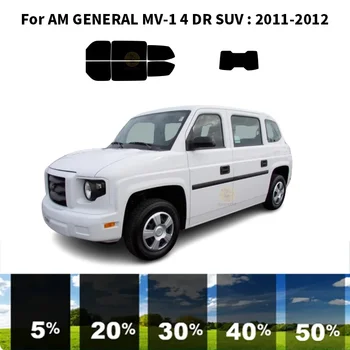 Structuri nanoceramics masina UV Fereastră Tentă Kit-ul Auto de Film Fereastră De AM GENERAL MV-1 4 DR SUV 2011-2012
