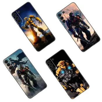 Transformers Bumblebee Silicon Negru Caz de Telefon Pentru Samsung Galaxy S23 S20 S21 FE S22 S24 Ultra S10E S10 S9 S8 Plus