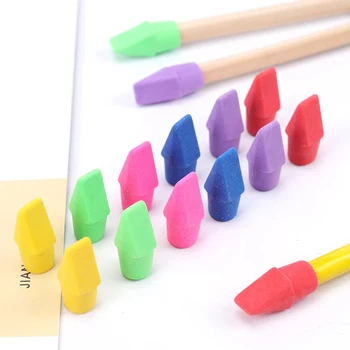 Consumabile de Papetărie Culori Asortate pentru Copii Student Creion Radieră Toppers Creion Top Radiere Radiere Creion Radieră Capace